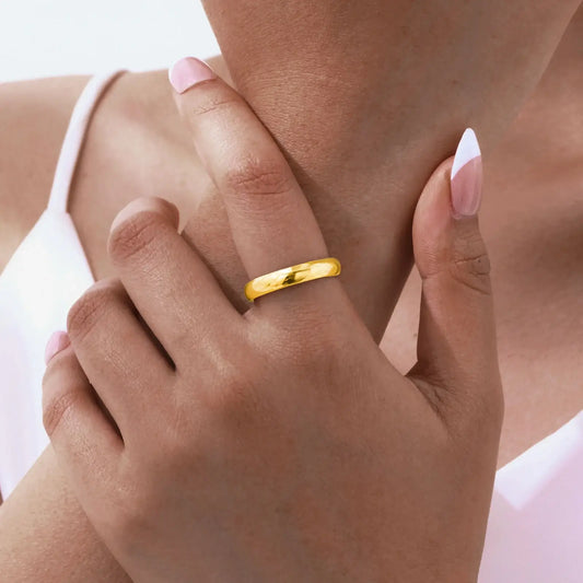 Echo Sleek Gold Band