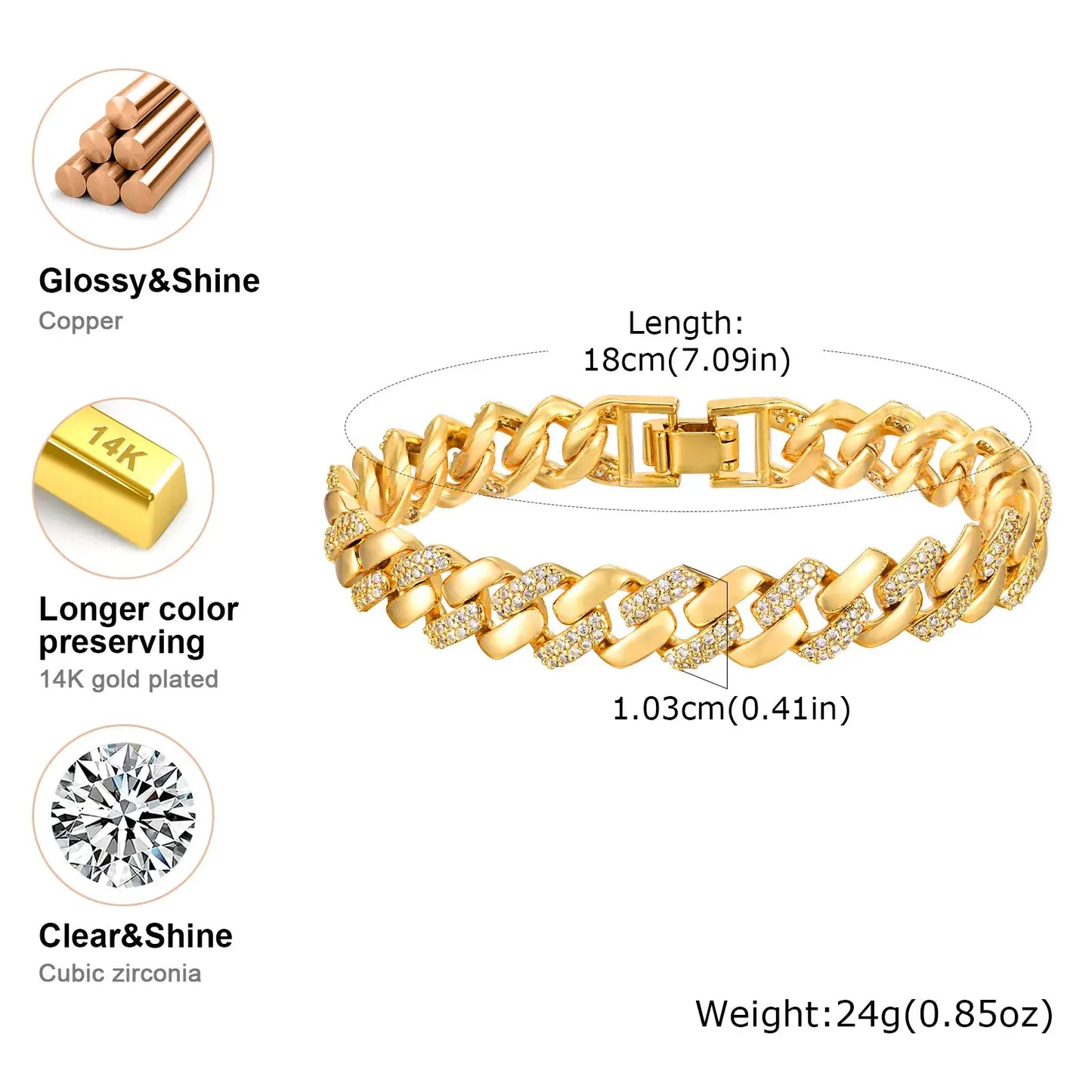 Echo Luxury Link Bracelet