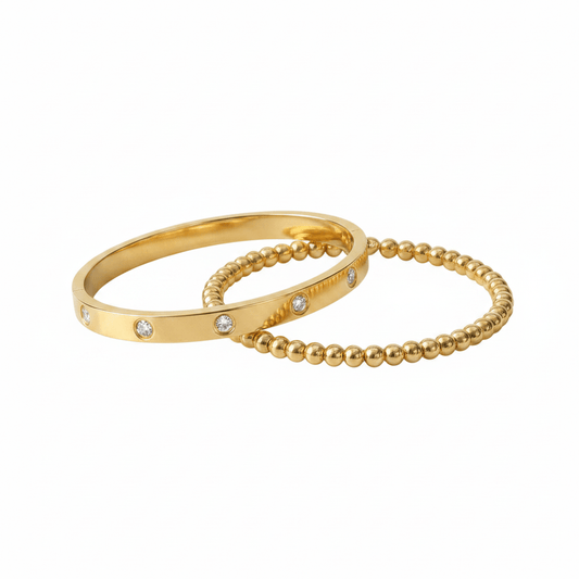 Echo Horizon Bangle Set