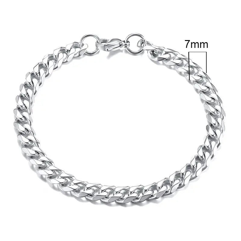 Shade Silver Link Bracelet