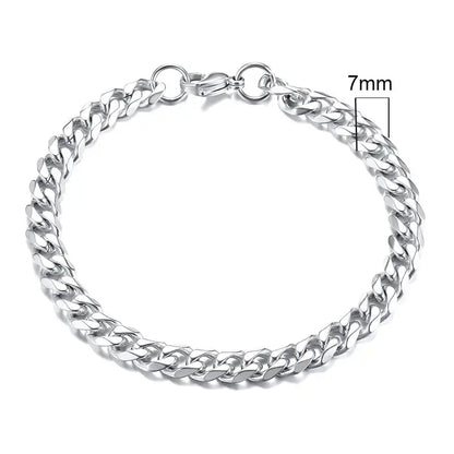 Shade Silver Link Bracelet