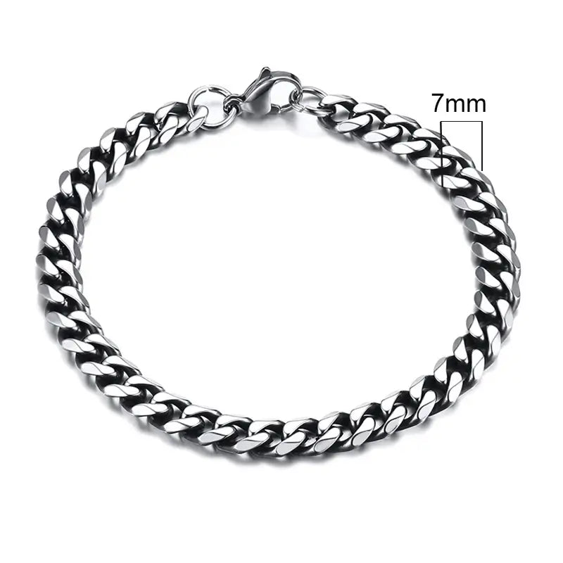 Shade Silver Link Bracelet