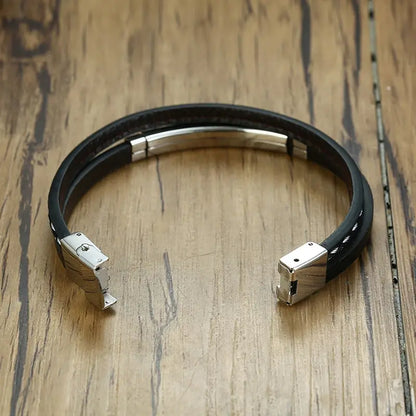Shade Leather Wrap Bracelet
