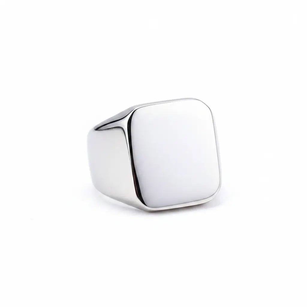 Shade Initial Signet Ring