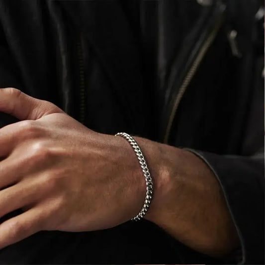 Shade Silver Link Bracelet