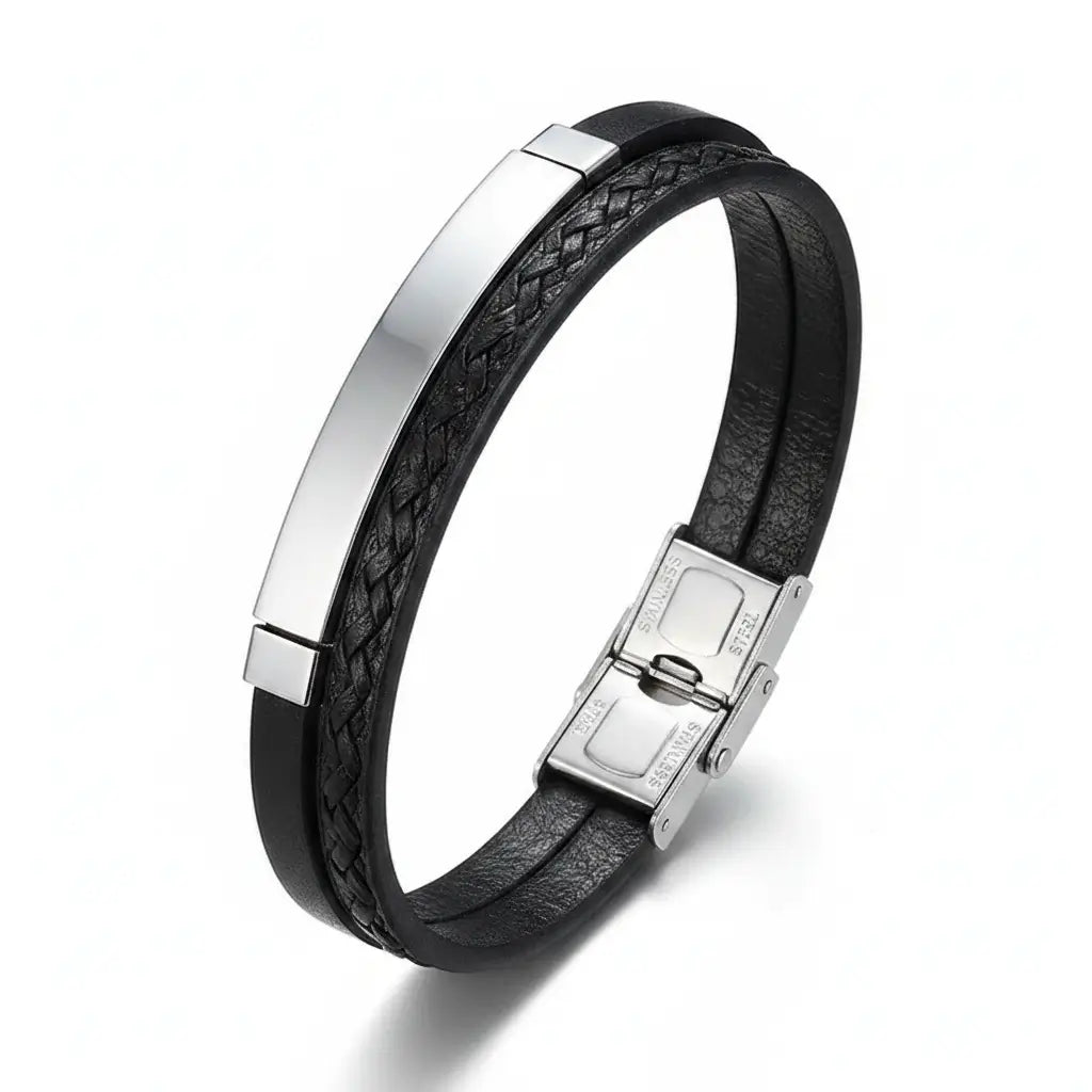 Shade Leather Wrap Bracelet
