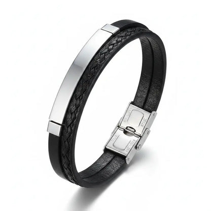 Shade Leather Wrap Bracelet