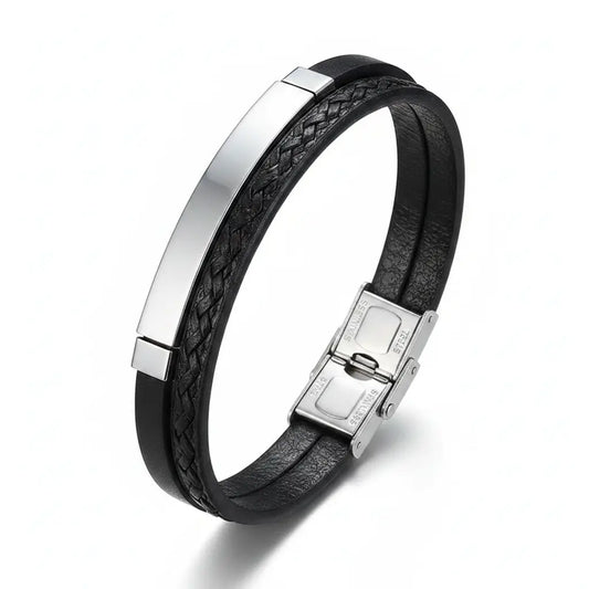 Shade Leather Wrap Bracelet