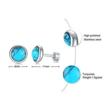 Shade Minimalist Stud Set
