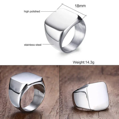 Shade Initial Signet Ring