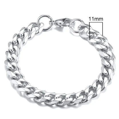 Shade Silver Link Bracelet