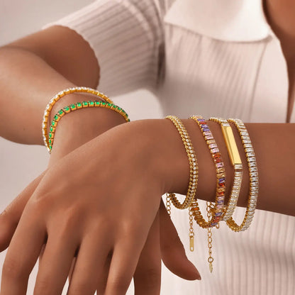 Echo Tennis Crystal Bracelet