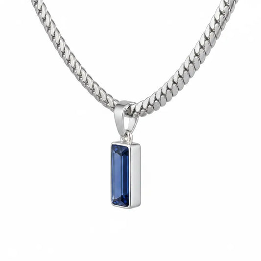 Shade Sapphire Blue Necklace