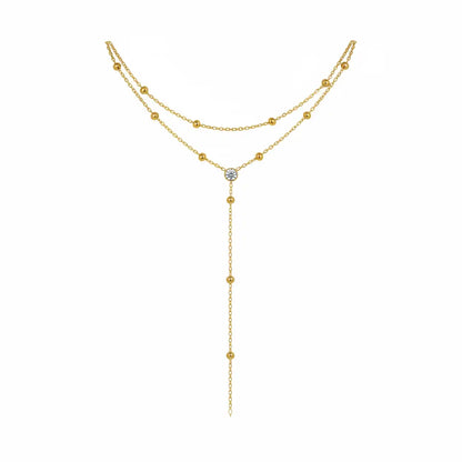 Echo Pearl Y Necklace