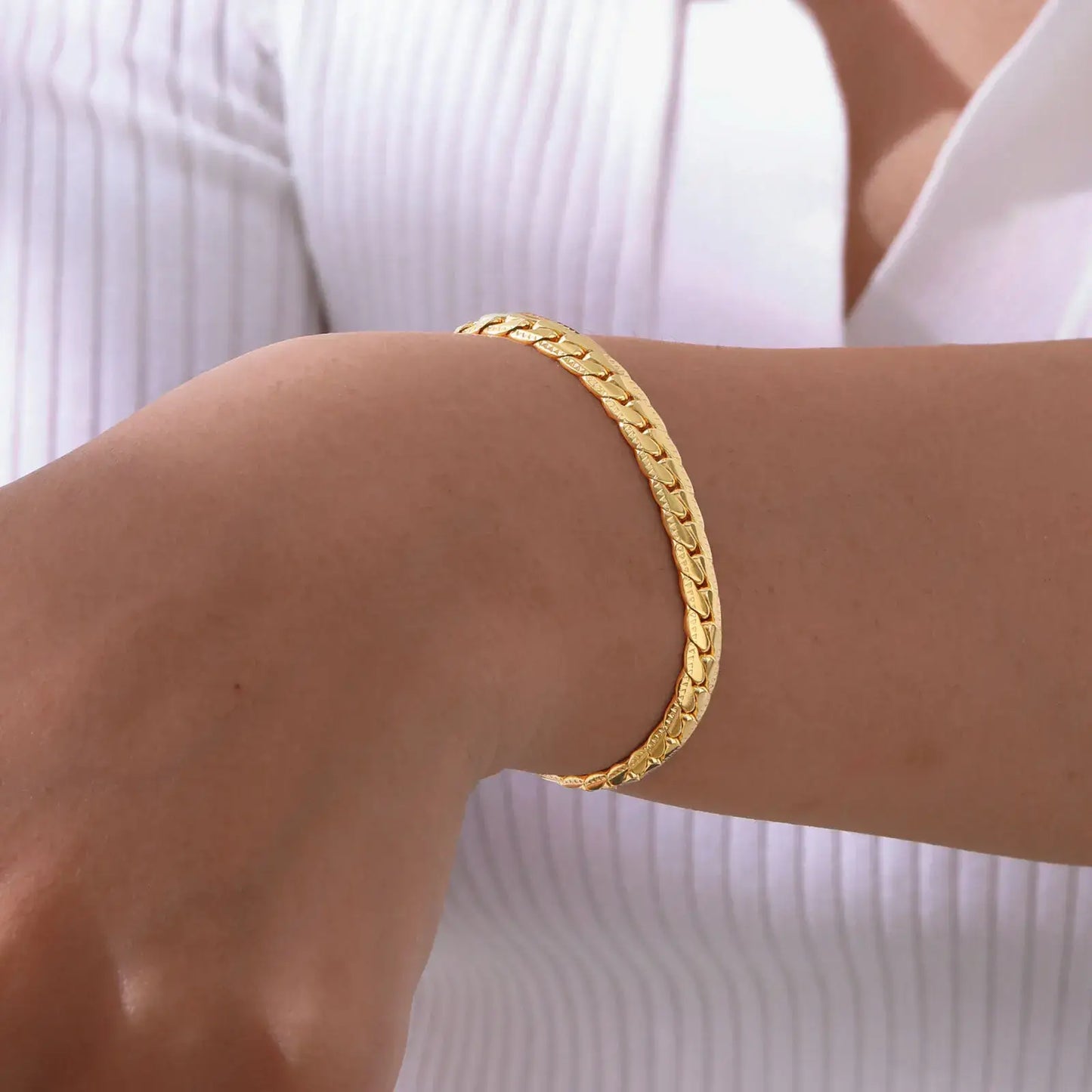 Echo Tiered Gold Bracelet