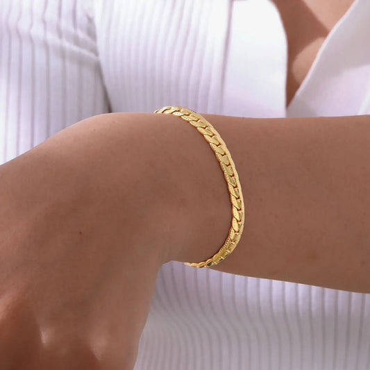Echo Tiered Gold Bracelet