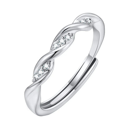 Echo Helix Twist Ring