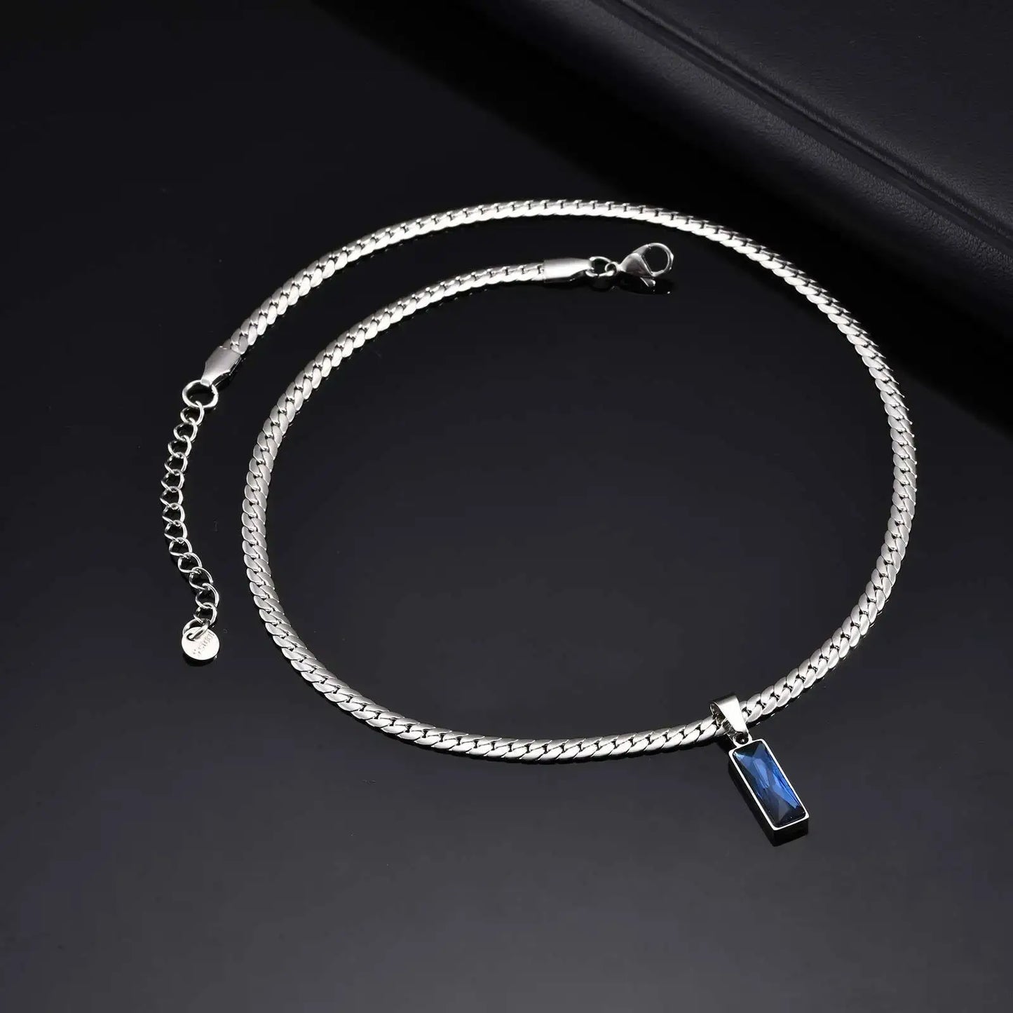 Shade Sapphire Blue Necklace