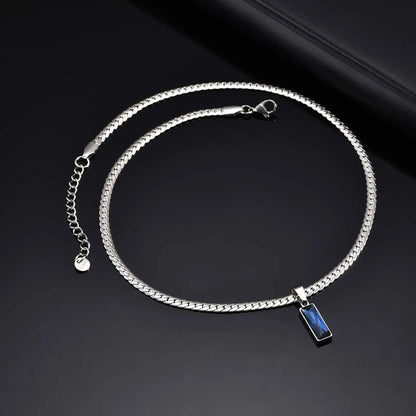 Shade Sapphire Blue Necklace