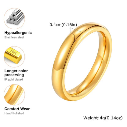 Echo Sleek Gold Band