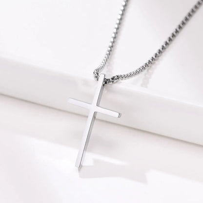 Shade Layered Cross Necklace