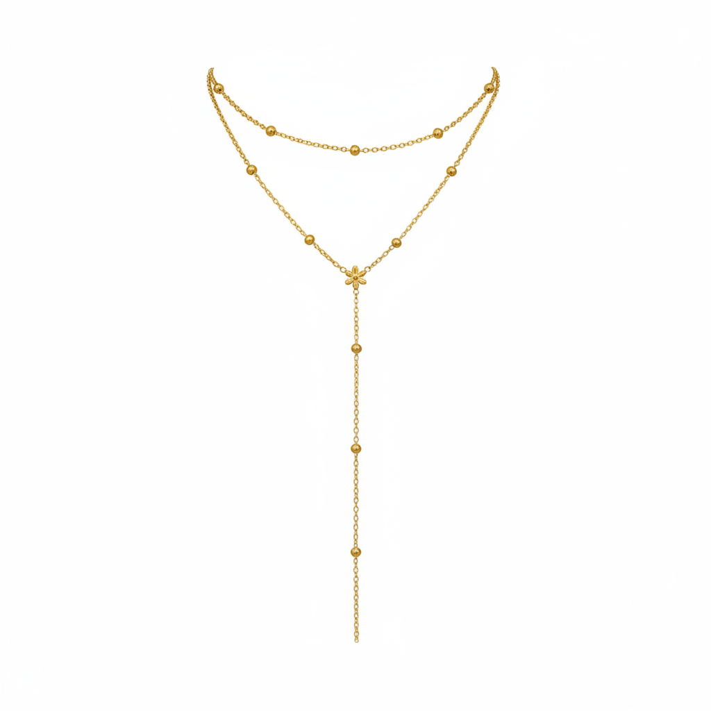 Echo Pearl Y Necklace