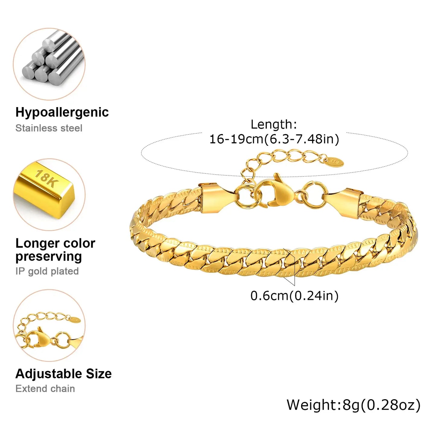 Echo Tiered Gold Bracelet