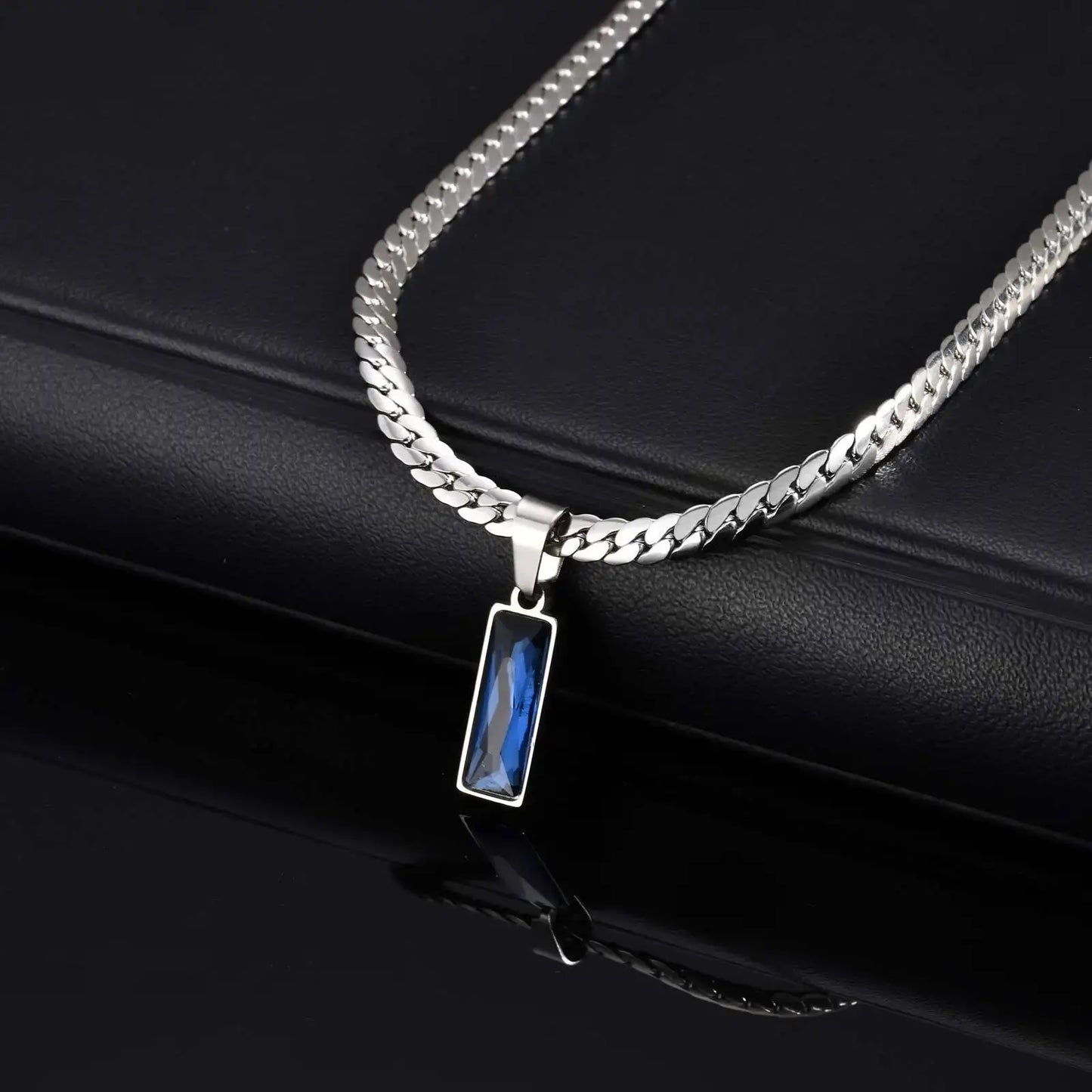 Shade Sapphire Blue Necklace