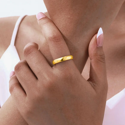Echo Sleek Gold Band