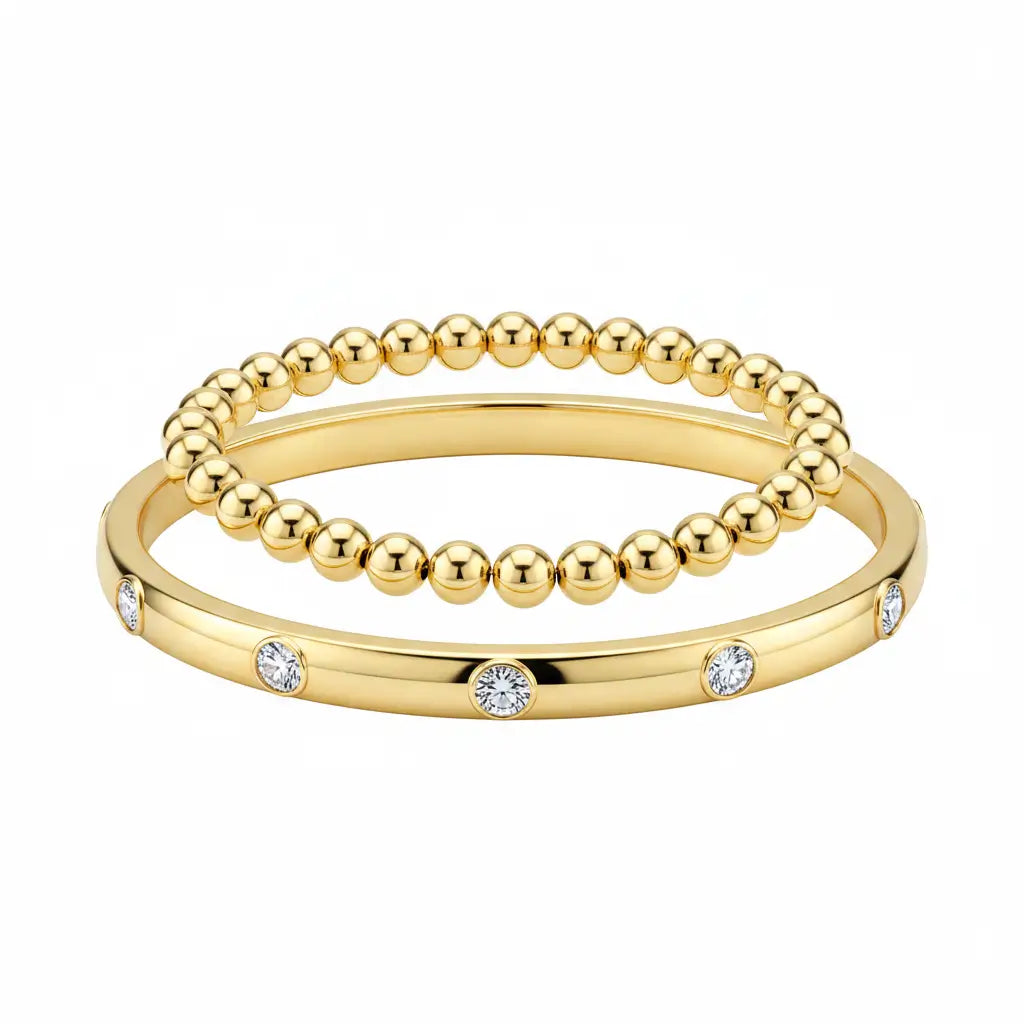 Echo Horizon Bangle Set