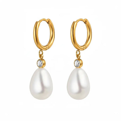 Echo Pearl Drop Earring