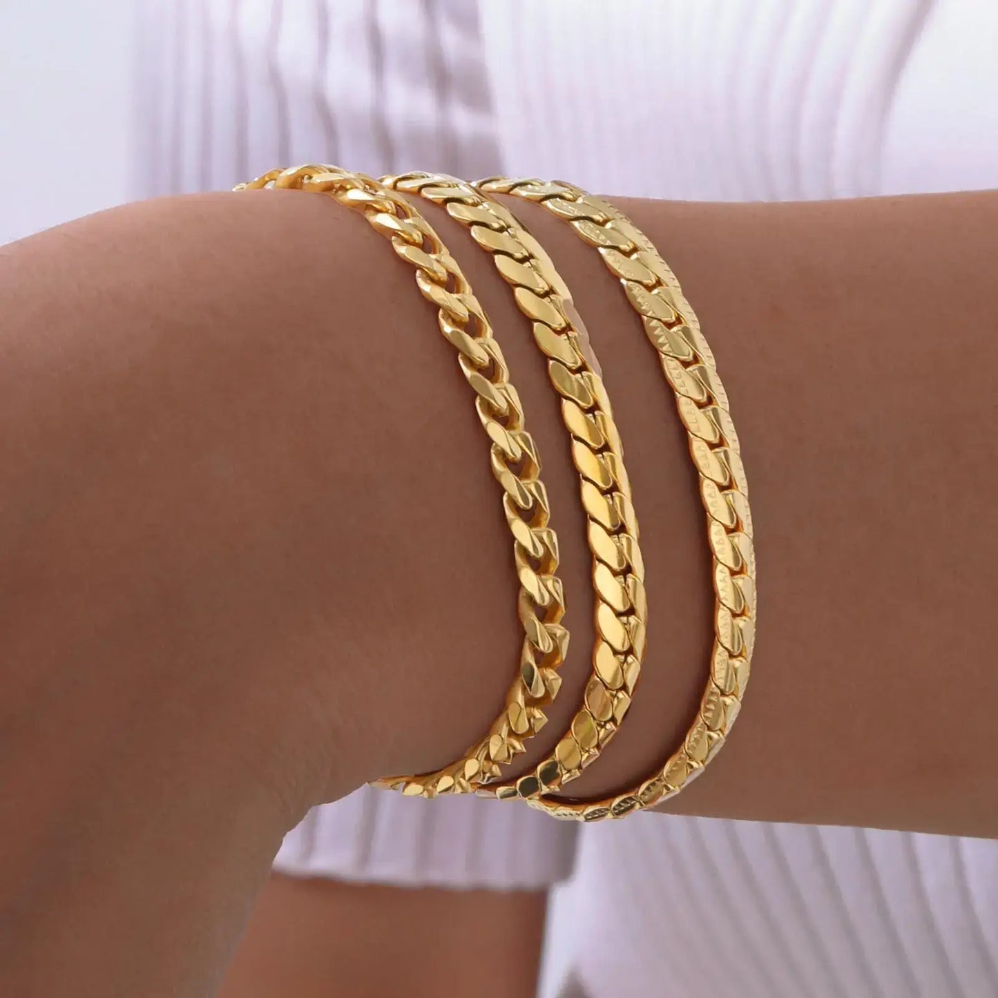 Echo Tiered Gold Bracelet