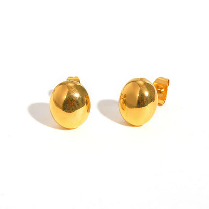 Echo Golden Sphere Stud