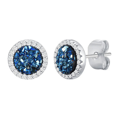 Shade Halo Crystal Studs