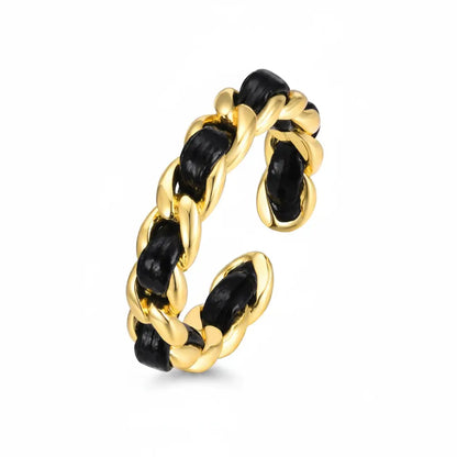 Echo Woven Chain Ring