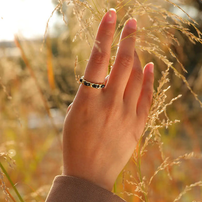 Echo Woven Chain Ring