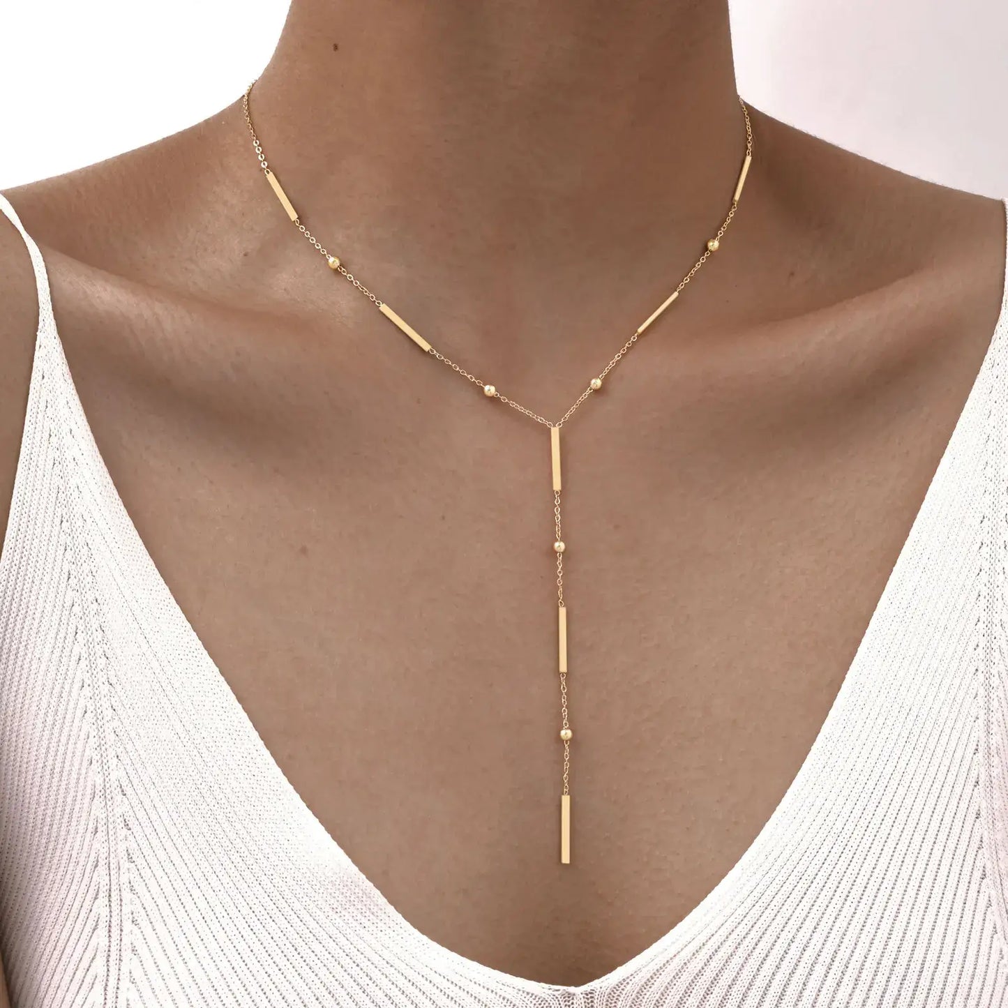 Echo Pearl Y Necklace