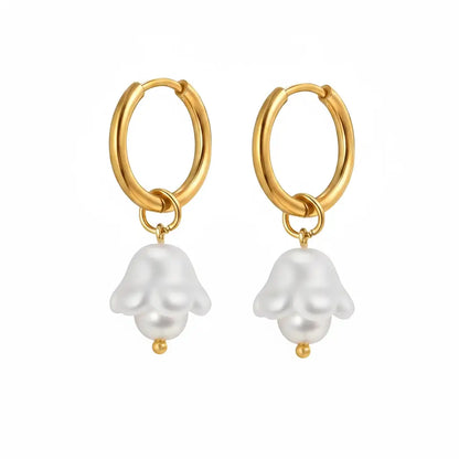 Echo Pearl Drop Earring