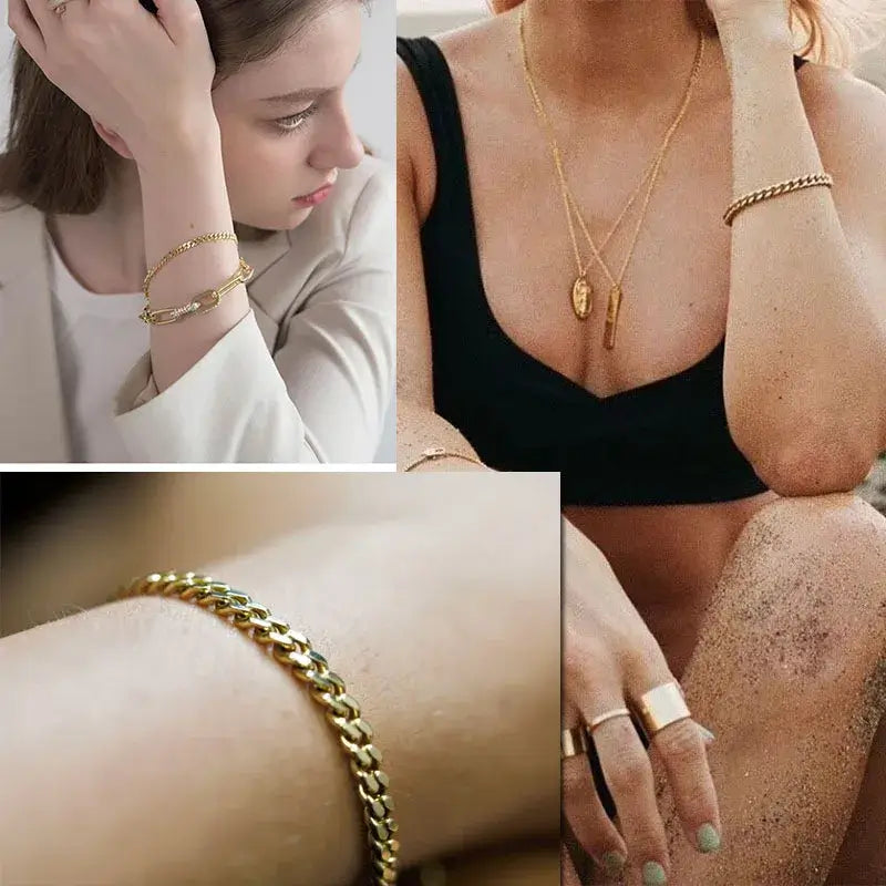 Shade Silver Link Bracelet