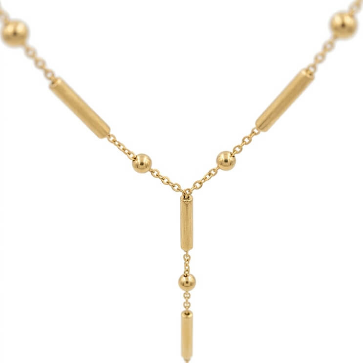 Echo Pearl Y Necklace