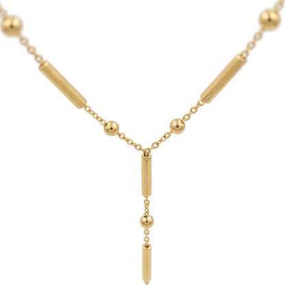 Echo Pearl Y Necklace